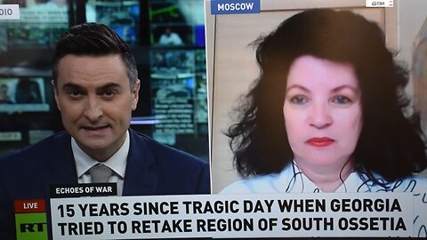 My Comments at RT on the 15th anniversary of events in South Ossetia