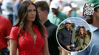 Paulina Gretzky stuns in vibrant red dress at 2024 Masters