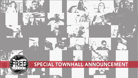 Free Oregon Special Statewide Townhall – September 8th, 2021