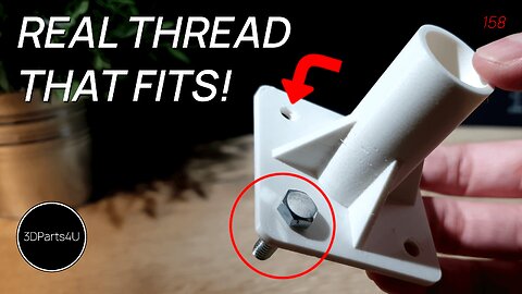 🔩 3D Print Threads For Free - Thread Tolerance - 3D Print Screw Holes