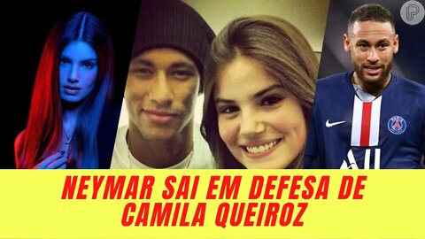 Neymar sai em defesa de Camila Queiroz e alfineta 'Verdades Secretas'