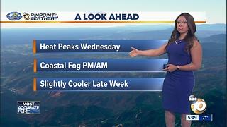 10News Pinpoint Weather with Meteorologist Angelica Campos