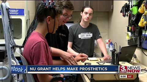 NU grant helps research 3-D printer prostheses 6p.m.