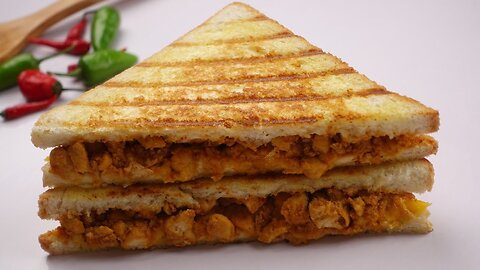 Sandwich Recipe,Tandoori Chicken Sandwich By Ahsmira123