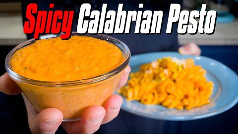 How to Make SPICY Calabrian Pesto | Pesto Calabrese Recipe