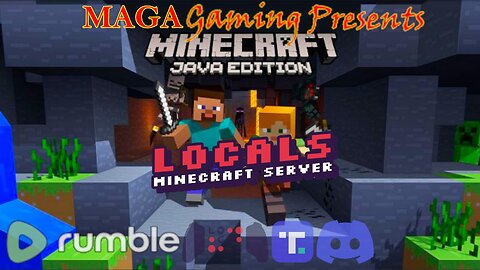 Minecraft - Locals Server: Sunday and unboxing ImPettit's Rumble Merch