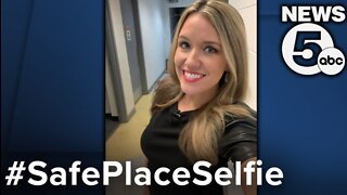 It's Safe Place Selfie Day! Show us where your safe place is during severe weather