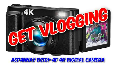 Aepannay DC101-AF 4K Digital Camera