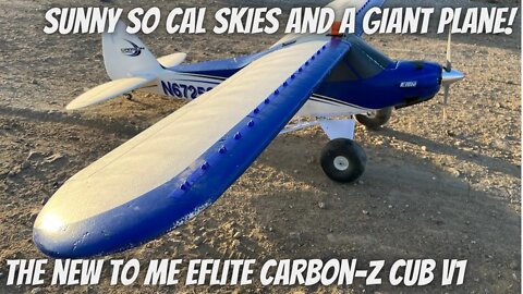 Flying the new to me Eflite Carbon-Z Cub V1!