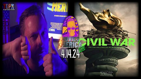 Civil War (2024) SPOILER FREE REVIEW LIVE | Movies Merica | 4.14.24