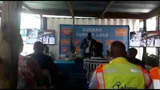 SOUTH AFRICA - Durban - Sod turning at Point Water project (Videos) (e2R)