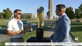 KU grad in charge of National Championship trophy