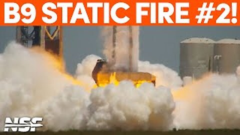 Booster 9 Static Fires for the Second Time..