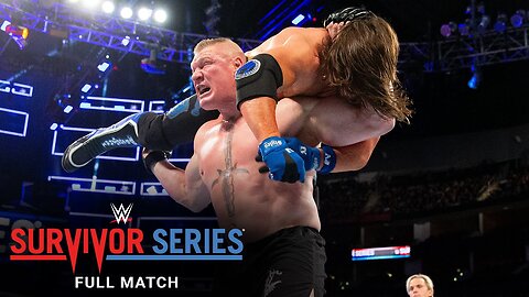 FULL MATCH - Brock Lesnar vs. AJ Styles - Champion vs. Champion Match_ Survivor Series 2017