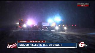 One killed in head-on crash on Icy roads in Hamilton County