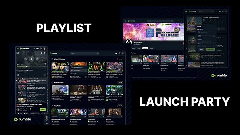 Rumble Playlists Launch Party!!