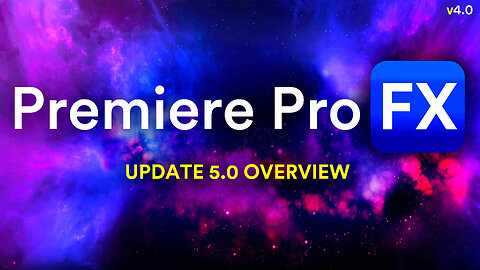 Take a look at What’s New inside Premiere Pro FX Update 5.0.