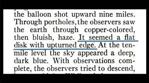 Popular Science 1931: Earth is "a Flat Disk With Upturned Edge"