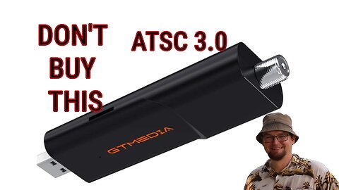 ATSC 3.0 USB DONGLE | GT MEDIA USB3.0 TV Tuner Stick | HDTVPlayer ANDROID APP