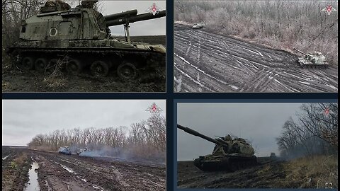 Msta-S howitzer crews launch denazification strikes at Ukrainian NAZI positions