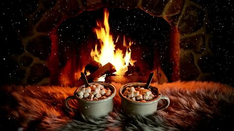 Fireside Coffee Shop Ambience | Latte, Lofi, Classical & Jazz Mix | Relaxing Vibes❄️☕❄️