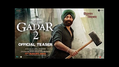Gadar 2 Teaser _ In Cinemas 11th August _ Sunny Deol _ Ameesha Patel _ Anil Sharma _ Zee Studios