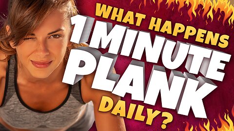 What will happen if you plank every day for 1 minute