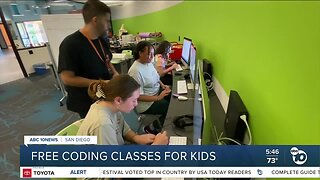 Free coding class for kids