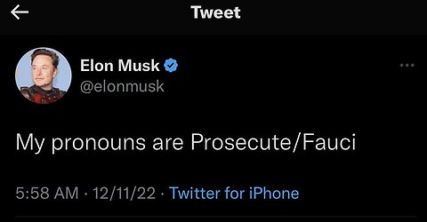 Elon Musk calls to prosecute Fauci on Twitter