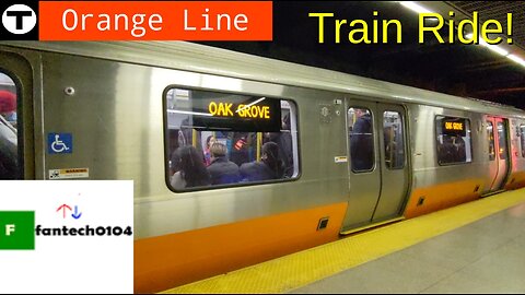 Riding a CRRC series train on the MBTA Orange Line: From Forest Hills to Back Bay
