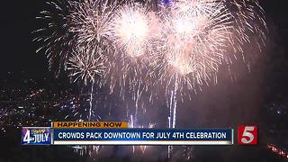 Fireworks Show Lights Up Nashville