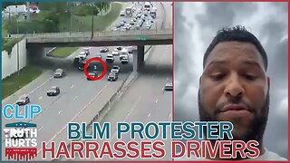 BLM Protestor Blocks Traffic in Minneapolis