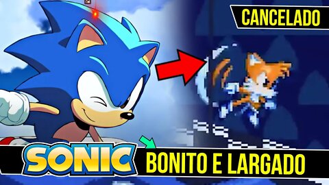 Jogo Sonic Grandioso e Abandonado ?! - Sonic Fallen Star #shorts