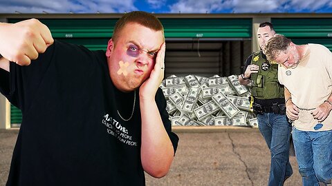 I Bought a HITMANS Storage Unit and HAD TO DEFEND MYSELF! BIG MONEY Storage Unit Finds!
