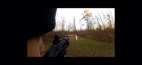 POV shooting the Sig 522 and the Beretta M9!