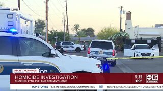 Homicide under investigation near 27th Avenue and Bethany Home Road