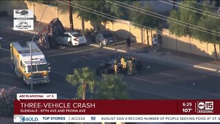 Rollover crash near 67th Ave and Peoria