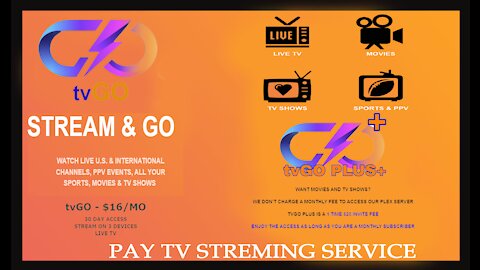 TV Go - Live IPTV - TV Streaming Service