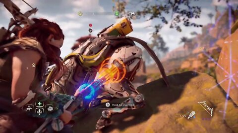 Testing freezing with the sling and the war bow on Ultra Hard (Horizon Zero Dawn)