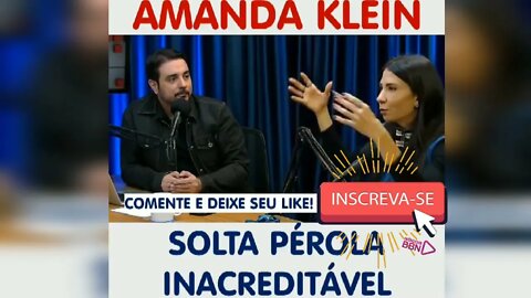 💥Inacreditável 💥 Pérola da Amanda Klein ‼️ Agora defendendo bandido #noticias #politica #bolsonaro