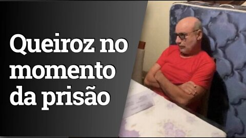 Vídeo mostra Fabrício Queiroz no momento de sua prisão