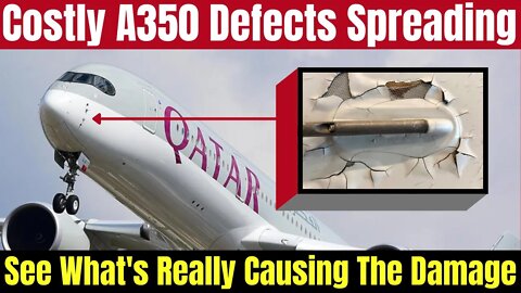 Six More Airlines Report A350 Fuselage Defects That Expose Composite Lightning Strike Protection
