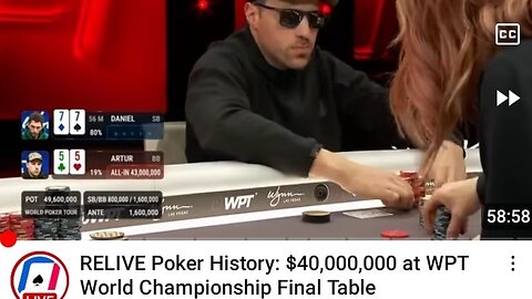 RELIVE POKER HISTRY WORLD CHAMPIOSHIP