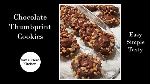 Delicious Chocolate Thumbprint Cookies Recipe