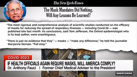 Fauci Is THE Science... But Not On Masks