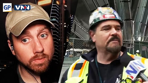 NYC Construction Worker Has Blunt Two-Word Message for Joe Biden