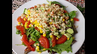 Seafood Delight in a Salad or Avocado