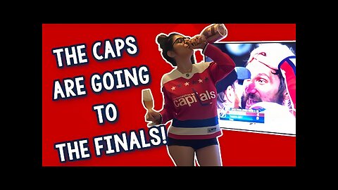 Mia Khalifa Reacting to the Caps Winning!