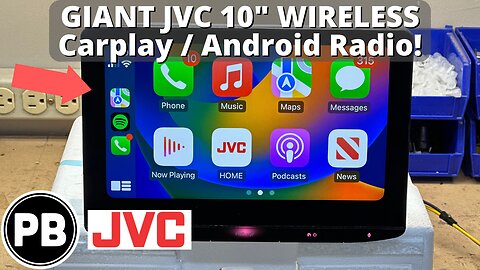 #1 Biggest 10" JVC Wireless CarPlay / Android Radio Demo! | KW-Z1000W