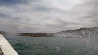 Lake Powell | Splish splash while out on the boat